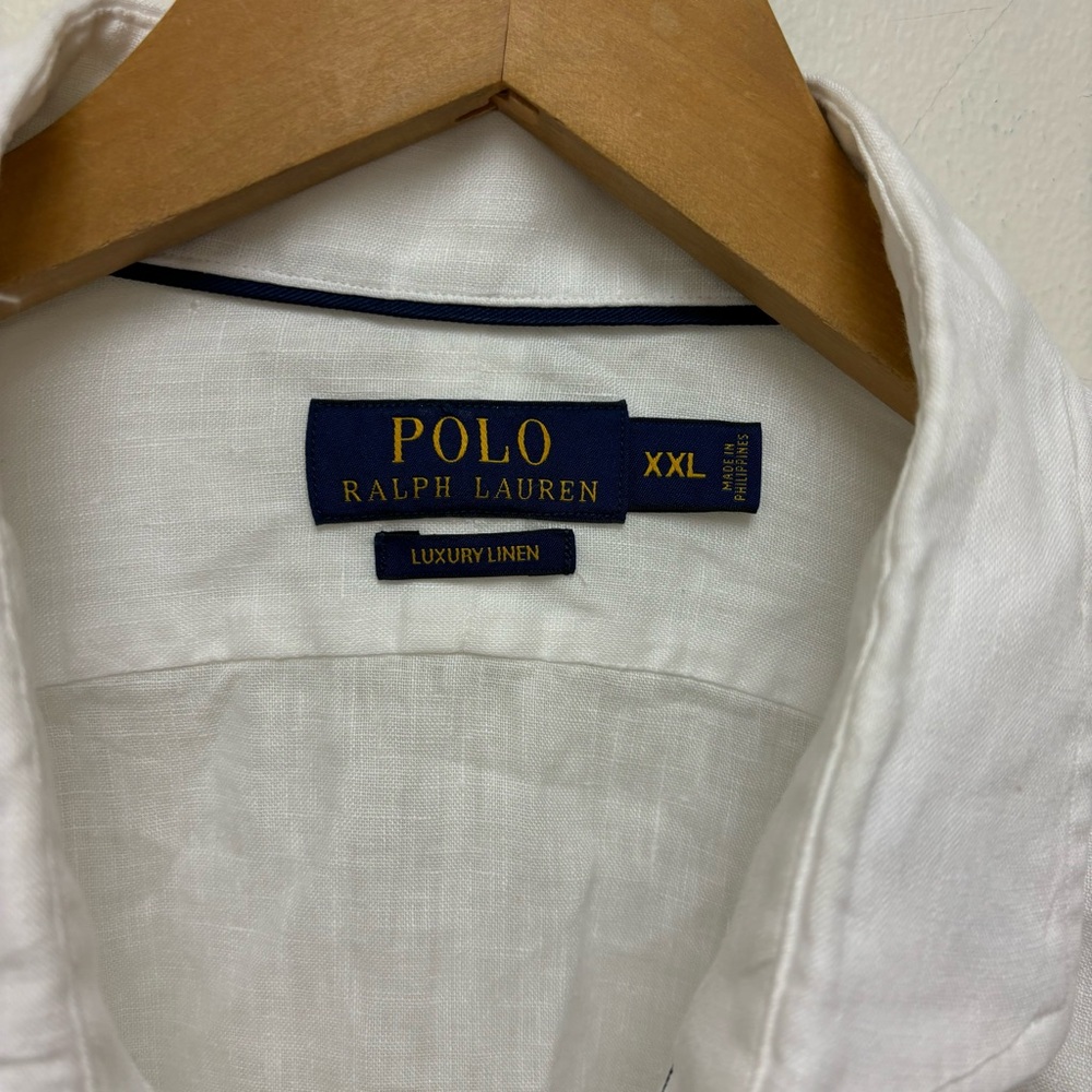 Polo Ralph Lauren Luxury Linen Button Down Shirt - Picture 7 of 11